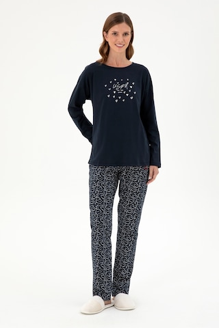 U.s. Polo Assn. Kadın Lacivert Pijama Takım 50303406-vr033 Lacivert