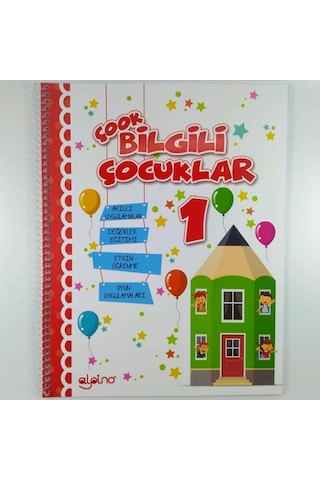 Alpino Çocuk Çook Bilgili Çocuklar Okul Öncesi Eğitim Seti