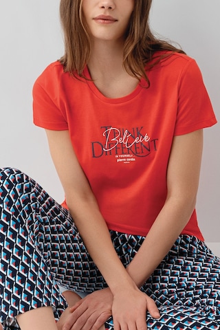 Pierre Cardin Kadın Kırmızı Pijama Takım Kırmızı