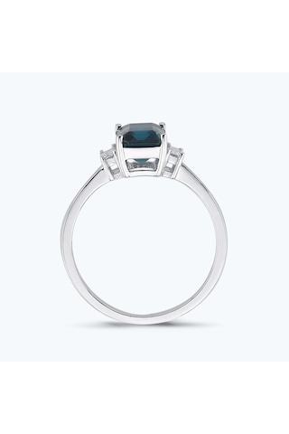 Altınbaş Pırlanta Emerald Topaz Yüzük Mkm109lbt-14k