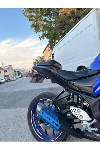 Yamaha Mt-25 Egzoz Koruması Mavi