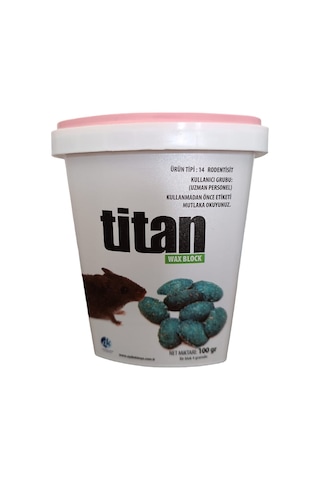 Titan Block Wax Badem Fare Yemi 100 G