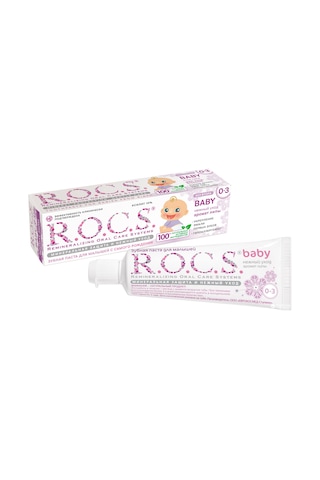 Rocs Baby 0-3 Yaş Ihlamur Özlü Florürsüz Bebek Diş Macunu - 45 G