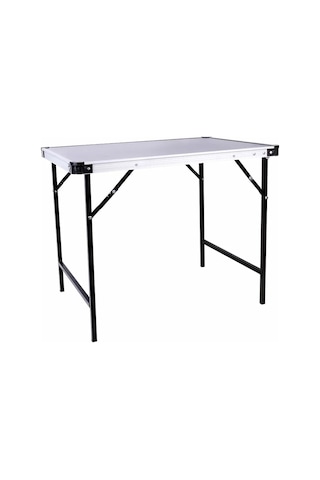 Out-2110 / Katlanır Piknik Kamp Masası Mdf Gri