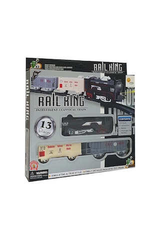 Oyuncak 13 Parça Kutuda Pilli Tren Seti