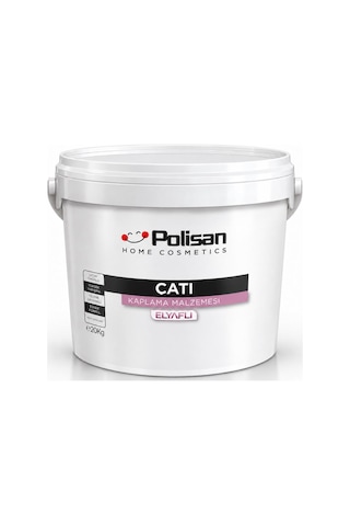 Polisan Çatı Elyaflı Su Yalıtım Malzemesi 2.5 Lt Beyaz