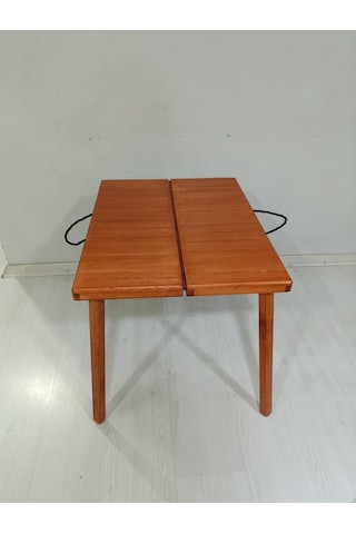 Katlanır Çanta Tipi Masa Maun