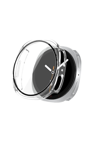 Samsung Galaxy Watch 8 40mm Uyumlu Kılıf Sert Pc Kasa Ve Ekran Koruyucu Kılıf