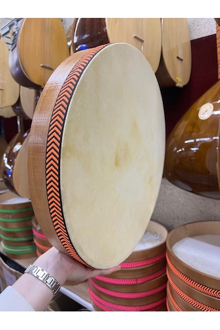 Hayvan Derisi Bendir 41 - 42 Cm Çaplı - Kılıf Dahil