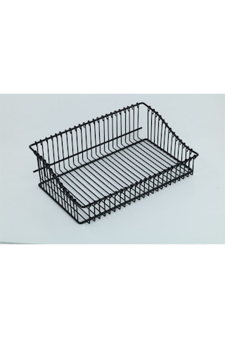 Güçlü Yapıştırma 8 Li Askı Rayı (55 cm) + 20x30 Ferforje Sepet