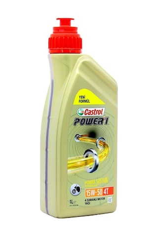 Castrol Power 1 4T 15W-50 Yarı Sentetik Motor Yağı 1 L