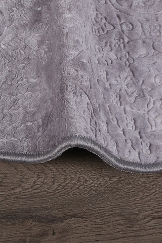 Nova Gri Oval 2'li Banyo Paspası Seti Kaymaz 60 x 100 + 50 x 60 CM Gri