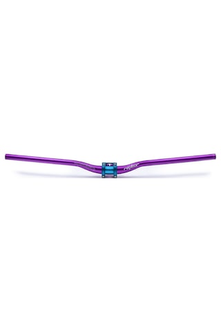 Raptor Mor Mavi Mtb Açılı Riser Bisiklet Gidon + Boğaz Seti Mor