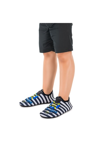 Kiko Kids Newyork Havuz Plaj Erkek Çocuk Deniz Ayakkabısı 7562 Siyah Siyah