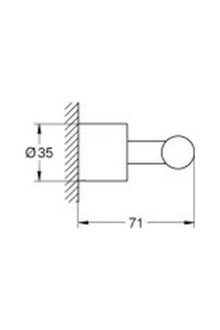 Grohe Atrio Askılık - 40890000 Krom