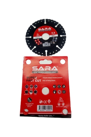 Sara S759 Çok Amaçlı Kesme Diski 115mm