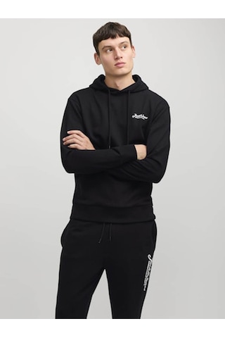 Jack & Jones Jjbeau Siyah Erkek Sweatshirt 12268436 Siyah