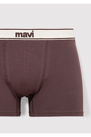 Mavi - Kahverengi Basic Boxer 092463-70246 Kahverengi