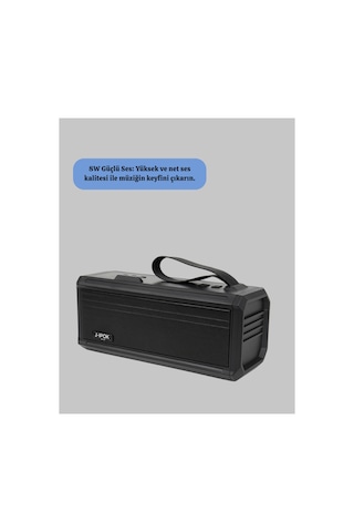 Astraltech J-ıpox P520 Taşınabilir Bluetooth Hoparlör Güçlü Ses + Radyo Yeni Nesil