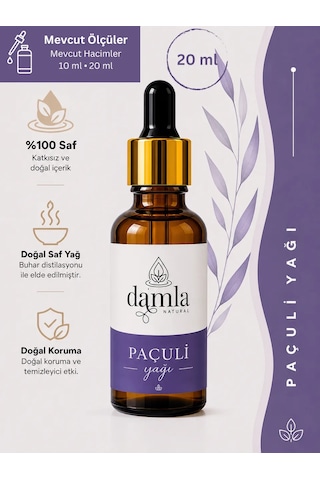 Biodamla Natural Paçuli Yağı 20 Ml