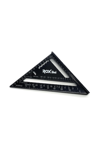 1001Alet Rox Wood 0023 Alüminyum Üçgen Marangoz Gönye 175 Mm