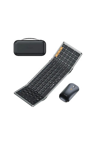 Protoarc Xkm01 Katlanabilir Klavye Ve Fare Black Gray