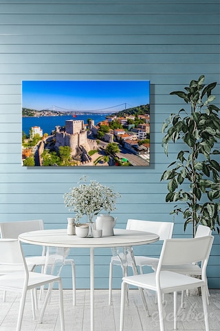 İstanbul Beykoz Tarihi Anadolu Hisarı Ve Boğaz Manzarası Yatay Kanvas Tablo 4478 Çok Renkli İstanbul Beykoz Tarihi Anadolu Hisarı Ve Boğaz Manzarası Yatay Kanvas Tablo 4478 Çok Renkli