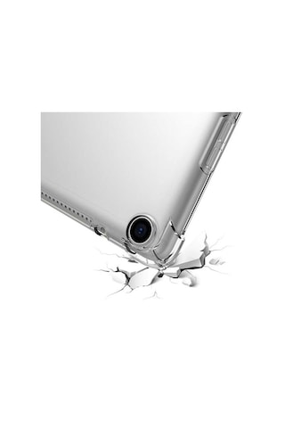 Apple Uyumlu iPad 8. 9. Nesil Kılıf 10.2" Anti Shock Şeffaf Silikon Kapak