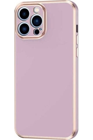 Apple Uyumlu iPhone 12 Pro Kılıf Zore Bark Kapak Lila