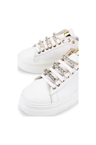 Tamer Tanca Kadın Suni Deri Beyaz Sneakers & Spor Ayakkabı 1009 001 Bn Ayk Sk23/24 Beyaz Cılt