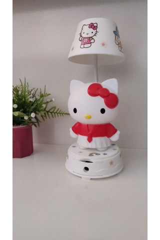 Hello Kitty Masa Üzeri Gece Lambası Boyut 25 Cm Çok Renkli