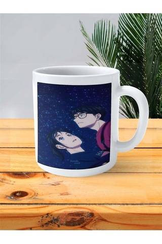 Kimi Wa Houkago Insomnia Baskılı Kupa Bardak Kişiye Özel Model 2 Çok Renkli