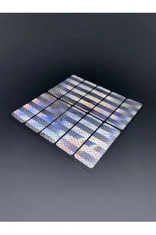 Anruspack Beyaz Yansıtıcı Etiketler 240302597