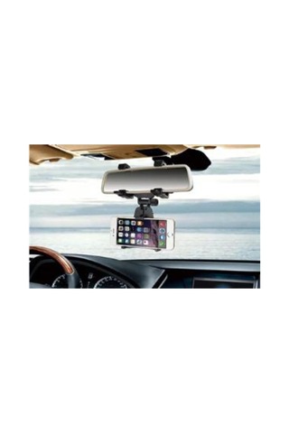 Dikiz Aynasına Takılan Telefon Tutucu Gps Navigasyon Tutacak Beyaz - 879314361 Beyaz