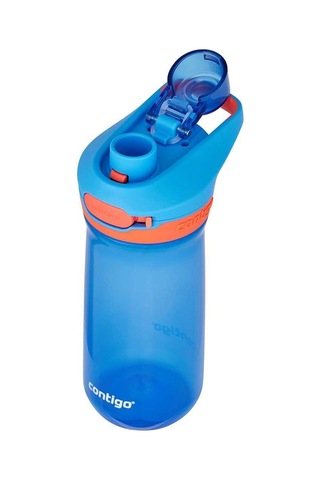 Contigo Jessie Tritan Bas İç Kapaklı Çocuk Suluğu 420ml - Mavi Mavi