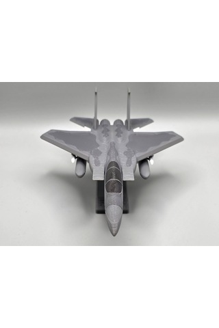F-15 Uçak Kit Kart Maket Gri