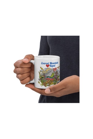 Nepal Kupa Bardak 2 Adet Seyahat Hatıra Nepal Mug