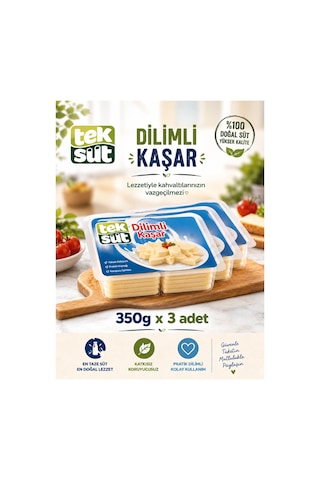 Dilimli Kasar 350 Gr X 3 Adet