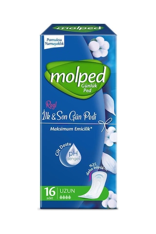 Molped İlk&son Gün Pedi 16 Lı Uzun X 4 Adet