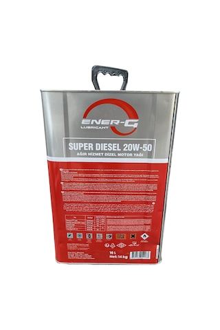 Ener-G 20W-50 Ağır Hizmet Dizel Motor Yağı - 16 LT