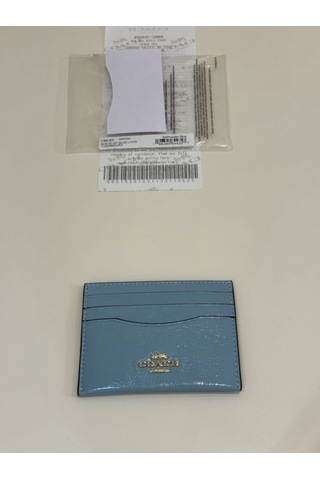 Coach Slim Id Case Kartlık Açık Mavi