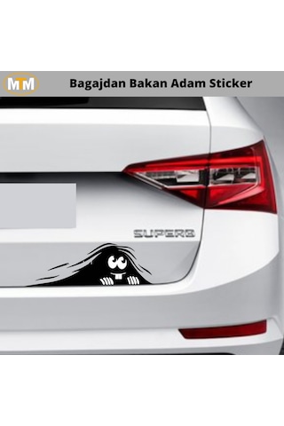 Bagajdan Bakan Adam Oto Sticker 15 Cm