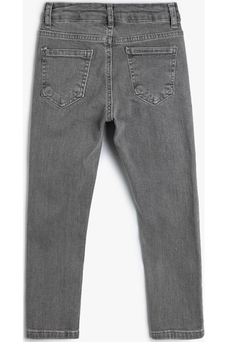 Koton Rahat Bol Kesim Kot Pantolon- Regular Jean Gri 4skb40017td 4SKB40017TDGRY Gri