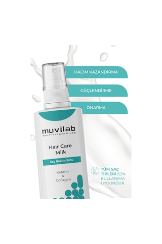 Saç Besleyici Keratin Kolajen Saç Bakım Sütü Spreyi Milk Keratin Hızlı Saç Uzama Dökülme Karşıtı
