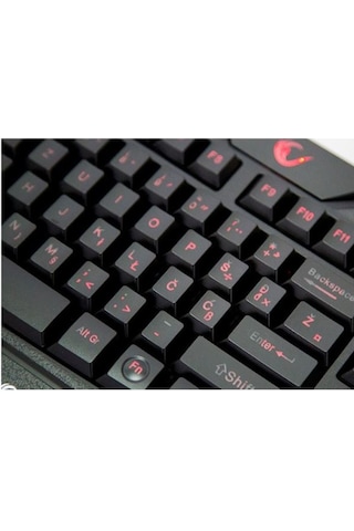 Rampage KM-R77 Usb 3 Farklı Ledli Gaming LC Layout Multimedya Klavye Mouse Set