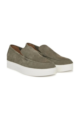 Calvin Klein Hibrit Nubuk Makosen Erkek Loafer Hm0hm01902-mtb Yeşil