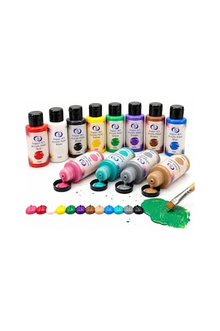 Superart Akrilik Boya Seti 12'lı 50 Ml Çok Renkli