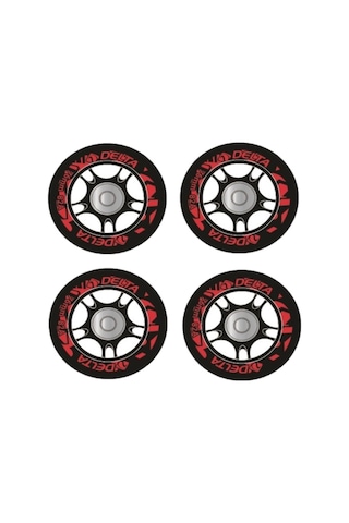 Delta 76 MM Silikonlu Rulmanlı 4 Adet Paten Tekerleği Seti Çok Renkli Delta 76 MM Silikonlu Rulmanlı 4 Adet Paten Tekerleği Seti Çok Renkli