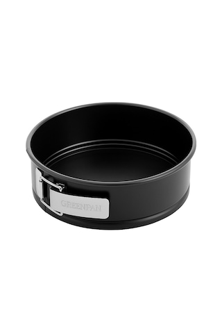 Greenpan Thermolon Yüzeyli Karbon Çelik 20 Cm Kelepçeli Kek Kalıbı Siyah