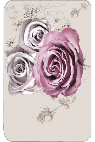 Rovigo Home Baskılı Kaymaz Taban 2'Li Banyo Paspas Takım Rvg5049-100x60-60x50 Çok Renkli